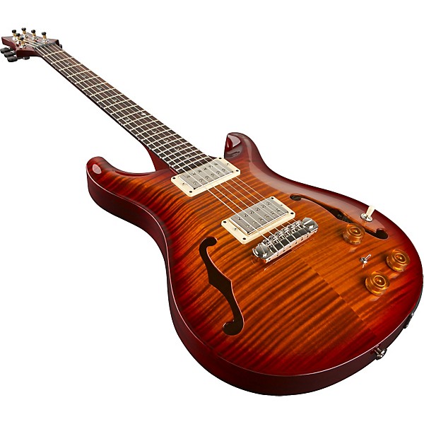 PRS Hollowbody II Electric Guitar Dark Cherry Wrap East Indian Rosewood Fretboard