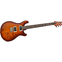 PRS Custom 24 Doublecut Electric Guitar With Wide Thin Neck, 5-Way Rotary Switch and Nickel Hardware Violin Amber Sunburst East Indian Rosewood Fretboard