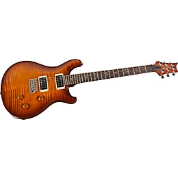 PRS Custom 24 Doublecut Electric Guitar With Regular Neck, 3-Way Toggle Switch and Nickel Hardware Violin Amber Sunburst East Indian Rosewood Fretboard