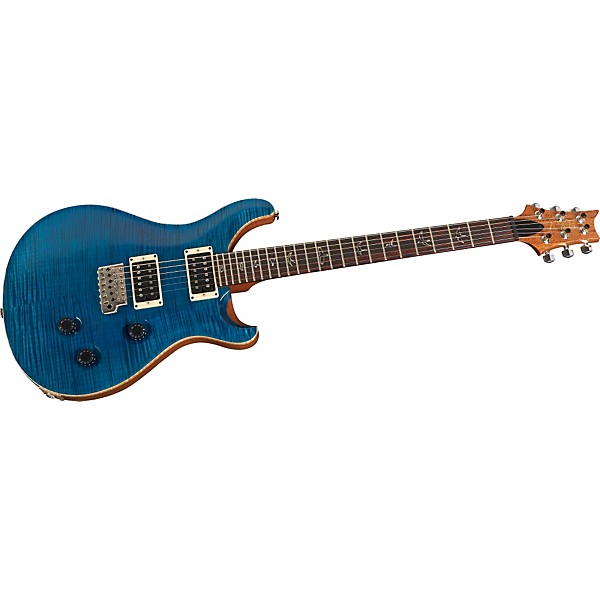 PRS Custom 24 Doublecut Electric Guitar With Wide Thin Neck, 5-Way Rotary Switch and Nickel Hardware Blue Matteo East Indi...