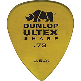 Dunlop Ultex Sharp Picks - 6 Pack 0.73 mm Dunlop Ultex Sharp Picks - 6 Pack 0.73 mm