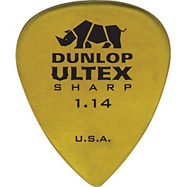 Dunlop Ultex Sharp Picks - 6 Pack 2.0 mm Dunlop Ultex Sharp Picks - 6 Pack 1.14 mm