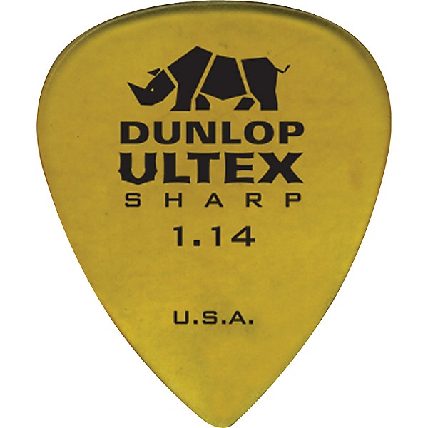 Dunlop Ultex Sharp Picks - 6 Pack 1.14 mm