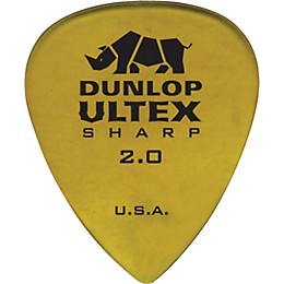 Dunlop Ultex Sharp Picks - 6 Pack 2.0 mm