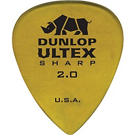 Dunlop Ultex Sharp Picks - 6 Pack 0.73 mm Dunlop Ultex Sharp Picks - 6 Pack 2.0 mm