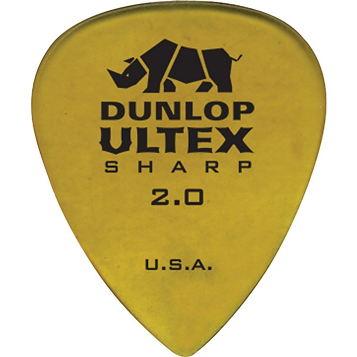 その他 その他 Dunlop Ultex Sharp Picks - 6 Pack 2.0 mm | Guitar Center