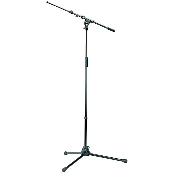 Open Box K&M Microphone Stand with Telescoping Boom Arm Level 1 Black