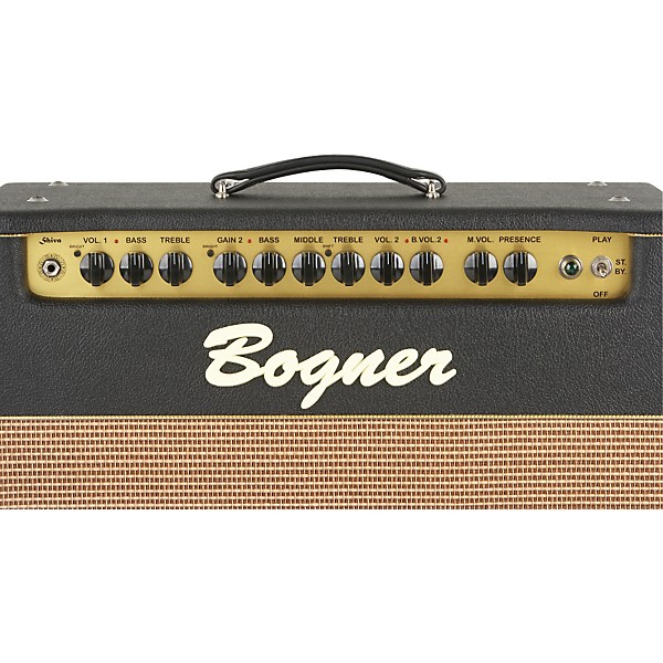 Bogner Shiva 80W 1x12 and Reverb Tube Guitar Combo Amp with EL34s Black