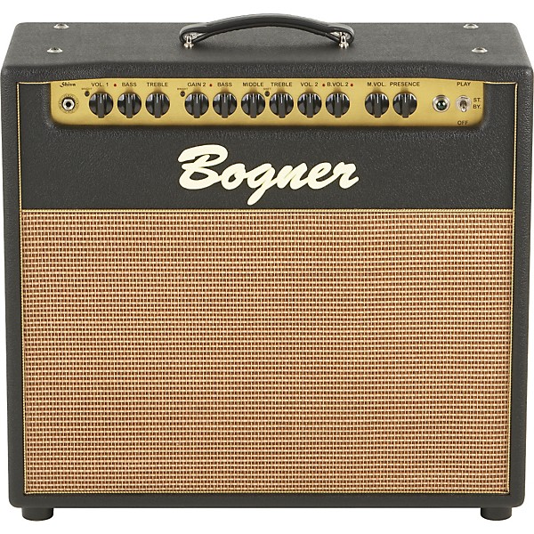 Bogner Shiva 80W 1x12 and Reverb Tube Guitar Combo Amp with EL34s Black