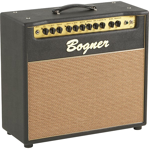 Bogner Shiva 80W 1x12 and Reverb Tube Guitar Combo Amp with EL34s Black