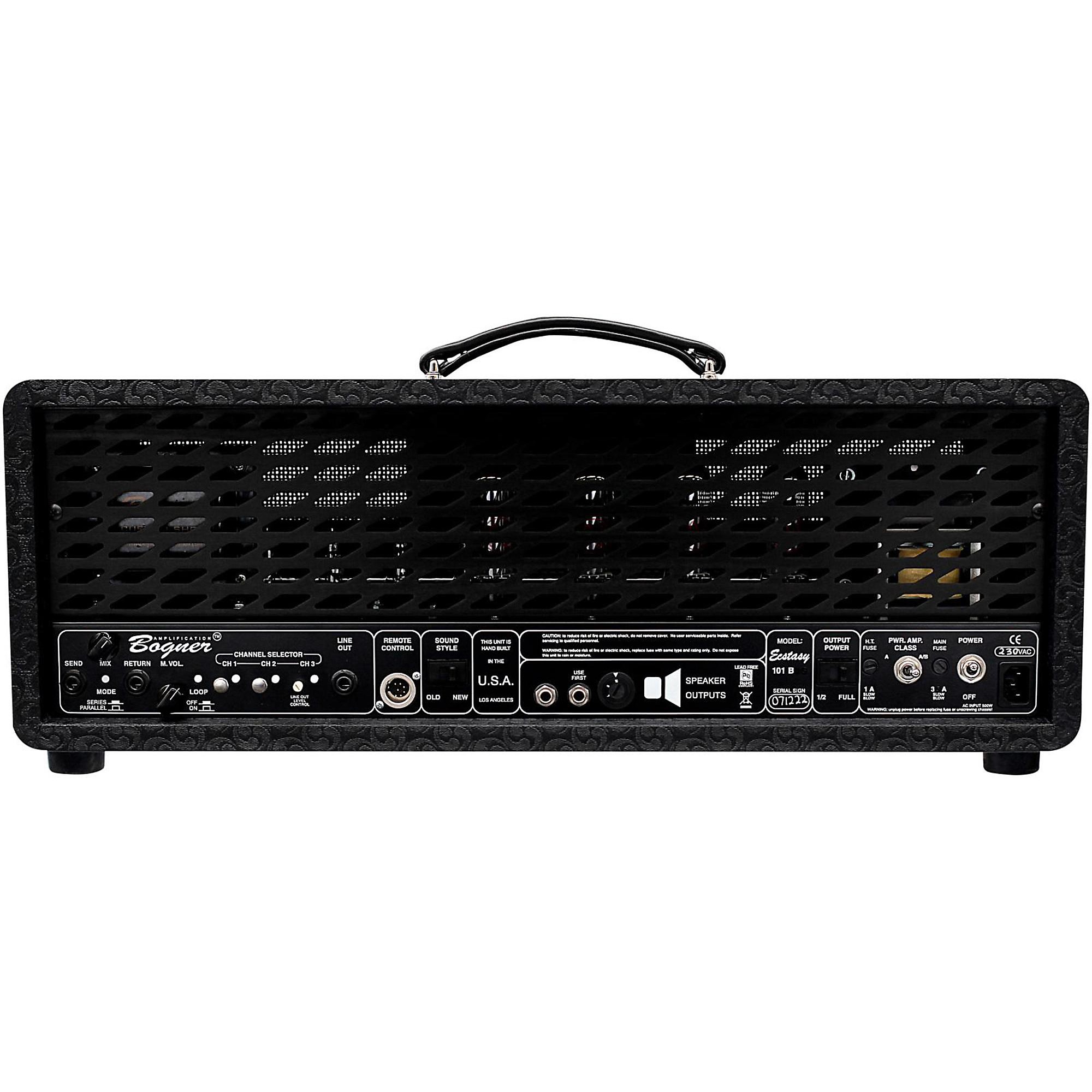 Bogner Ecstasy 101B 100W Tube Guitar Amp Head with EL34s