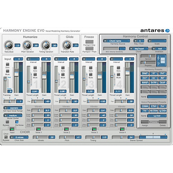 Antares AVOX Evo Antares Vocal Toolkit Software