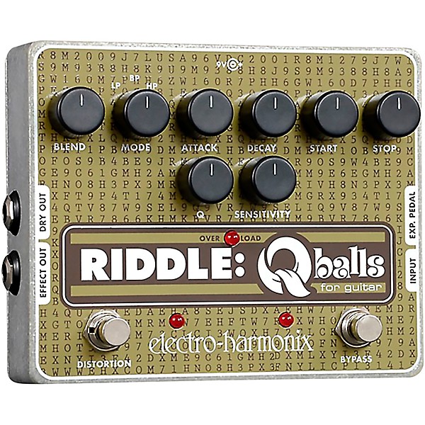Open Box Electro-Harmonix Riddle Envelope Filter Guitar Effects Pedal Level 1