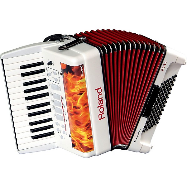 Roland FR-1 V-Accordion Piano or Button Type White | Guitar Center