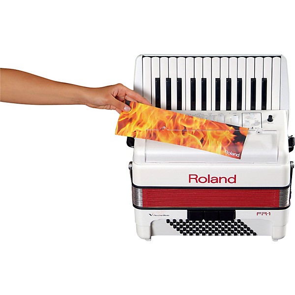 Roland FR-1 V-Accordion Piano or Button Type White | Guitar Center