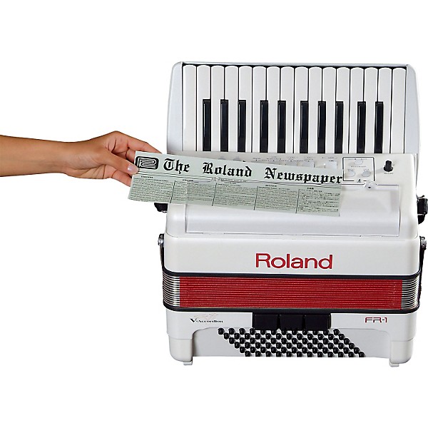 Roland FR-1 V-Accordion Piano or Button Type White | Guitar Center