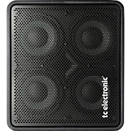 Open Box TC Electronic RS410 600W 4x10 Vertical Stacking Bass Speaker Cabinet Level 1 Black 8 Ohm