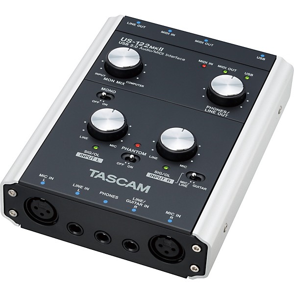 新品　TASCAM US-122MKII Restock TASCAM US-122MKII USB 2.0 2-channel Audio/MIDI Interface
