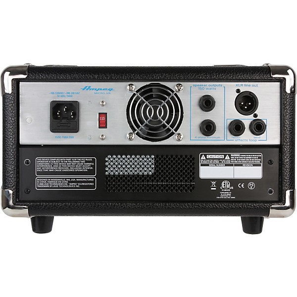Ampeg Micro-VR Bass Amp Head and SVT210AV Bass Speaker Cabinet Stack