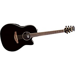 Ovation Celebrity SS Super Shallow Contour Acoustic-Electric Guitar Black