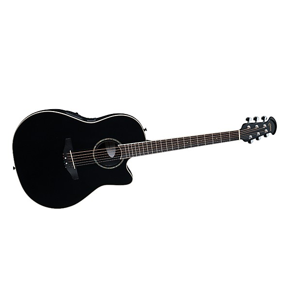 Ovation Celebrity SS Super Shallow Contour Acoustic-Electric Guitar Black