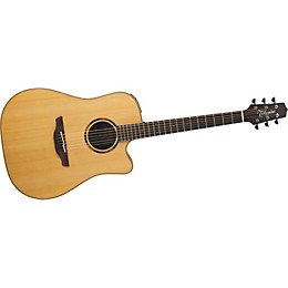 Takamine ETN10C Dreadnought Acoustic-Electric Guitar With Case Satin Natural