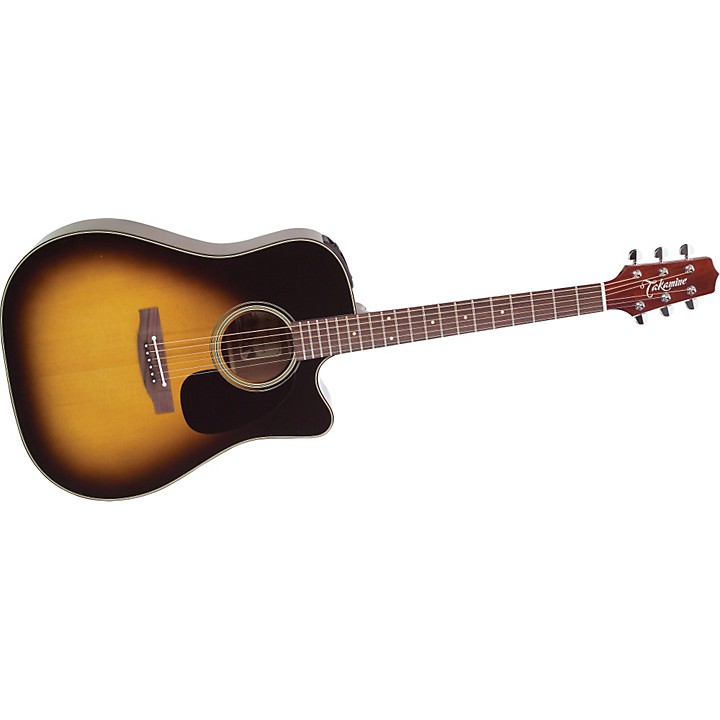 Takamine アコースティックギター サンバースト Takamine EF340SC Dreadnought Acoustic-Electric Guitar Satin