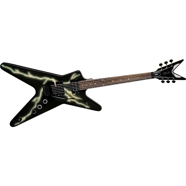 Dean Dimebag Black Bolt Floyd ML Electric Guitar Graphic