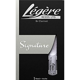 Legere Reeds Signature Series Bb Clarinet Reed Strength 2.5 Legere Reeds Signature Series Bb Clarinet Reed Strength 2.25