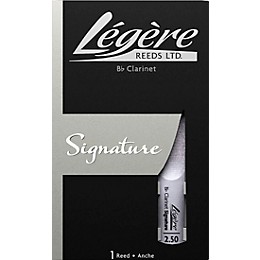 Legere Reeds Signature Series Bb Clarinet Reed Strength 2.5