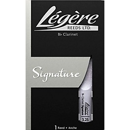 Legere Reeds Signature Series Bb Clarinet Reed Strength 2.5 Legere Reeds Signature Series Bb Clarinet Reed Strength 3.25