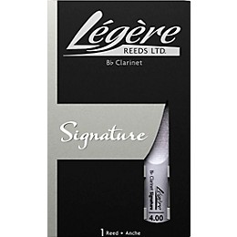Legere Reeds Signature Series Bb Clarinet Reed Strength 4