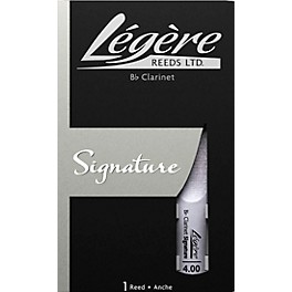 Legere Reeds Signature Series Bb Clarinet Reed Strength 2.5 Legere Reeds Signature Series Bb Clarinet Reed Strength 4