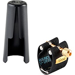 Rovner Versa Soprano Saxophone Ligature and Cap Fits Most Hard Rubber Soprano Sax Mouthpieces