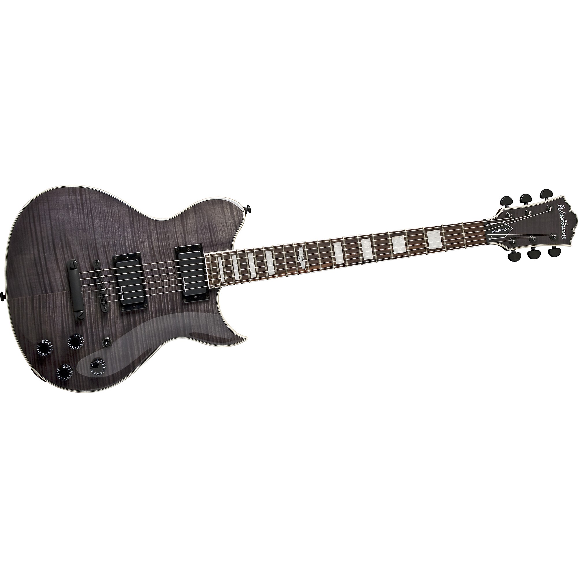 Washburn WI 320 PRO Electric Guitar Transparent Black | Guitar Center