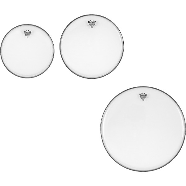 Remo Ambassador Clear New Fusion Tom Drumhead Pack