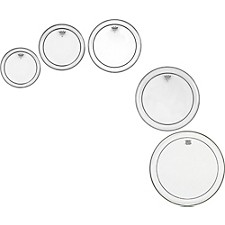 Remo Clear Pinstripe Pro Pack With Free 14