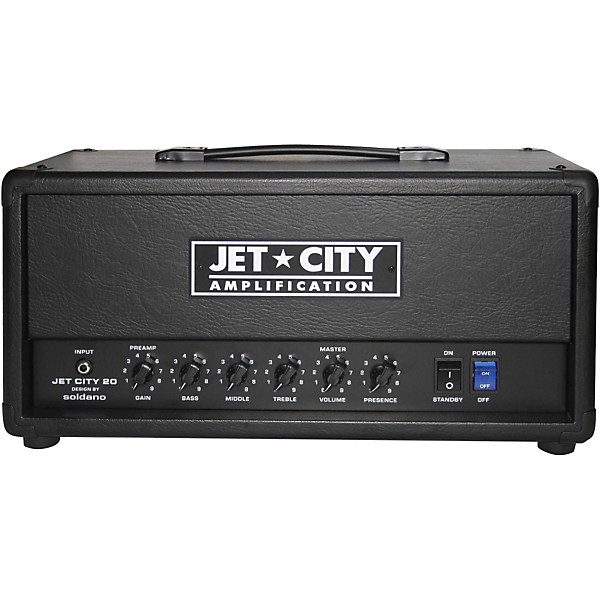 Open Box Jet City Amplification JCA20H 20W Tube Guitar Amp Head Level 2 Black 889406991910