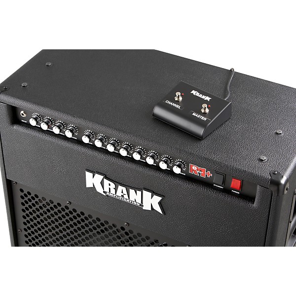 Krank Rev+ 100W 2x12 Tube Guitar Combo Amp Black Chrome Grille