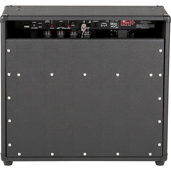 Krank Rev+ 100W 2x12 Tube Guitar Combo Amp Black Chrome Grille