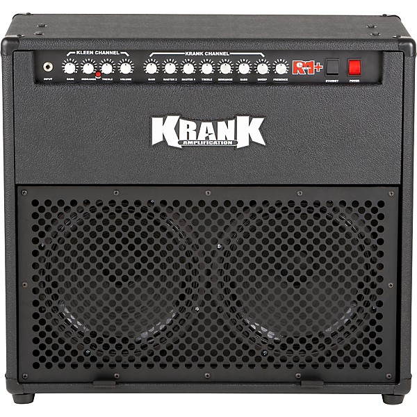Krank Rev+ 100W 2x12 Tube Guitar Combo Amp Black Chrome Grille