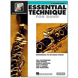 Hal Leonard Essential Technique for Band - Bb Clarinet 3 Book/Online Audio