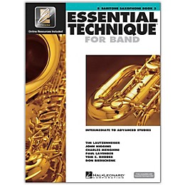 Hal Leonard Essential Technique for Band - Baritone Saxophone 3 Book/Online Audio