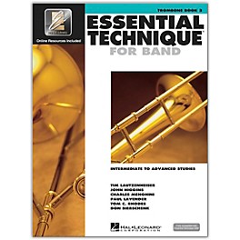 Hal Leonard Essential Technique for Band - Trombone 3 Book/Online Audio