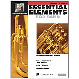 Hal Leonard Essential Elements for Band - Baritone T.C. 2 Book/Online Audio