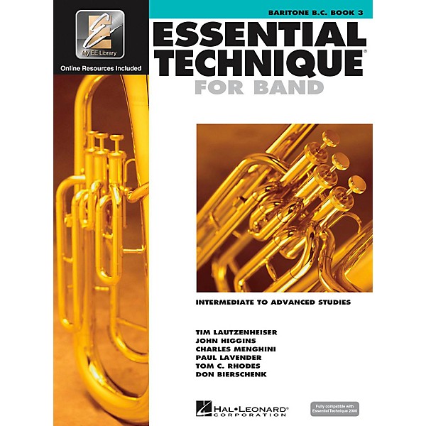 Hal Leonard Essential Technique for Band - Baritone B.C. 3 Book/Online Audio