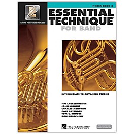 Hal Leonard Essential Technique for Band - French Horn 3 Book/Online Audio 3