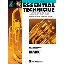 Hal Leonard Essential Technique for Band - Baritone T.C. (Book 3 with EEi)