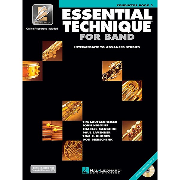 Hal Leonard Essential Technique for Band - Conductor Score (Book 3 with EEi and CD)