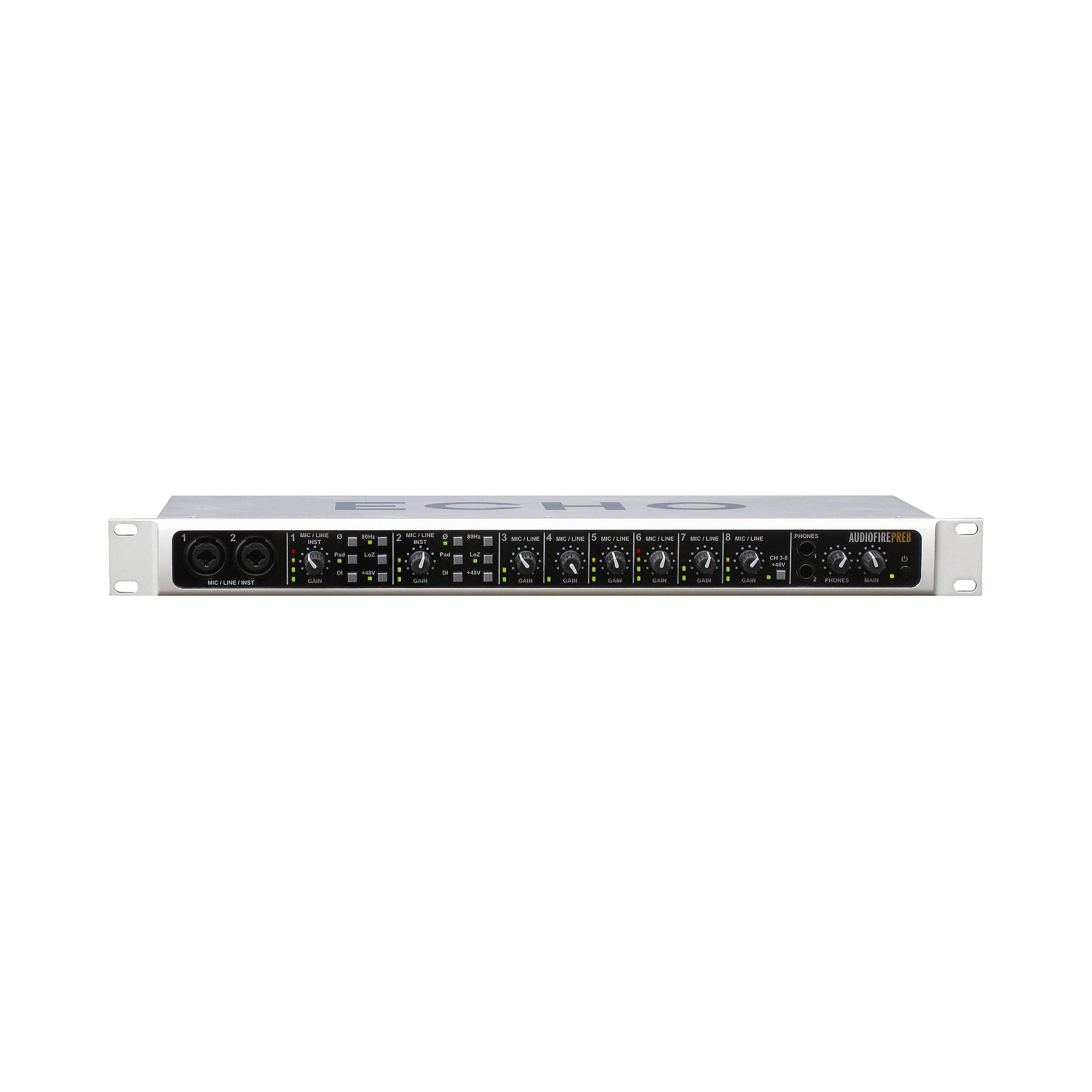 DTM・DAW ECHO AUDIOFIRE PRE8 Echo Audiofire Pre8 FireWire Audio Interface Silver | Guitar Center